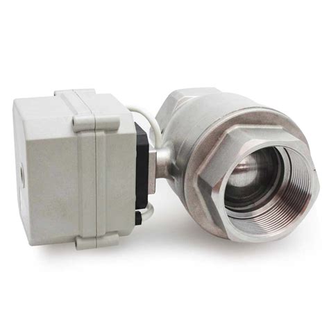 Hsh Flo Motorized Ball Valve 2 Dn50 Ac110v 240v Cr2 02 Stainless Steel 304 Electrical Ball