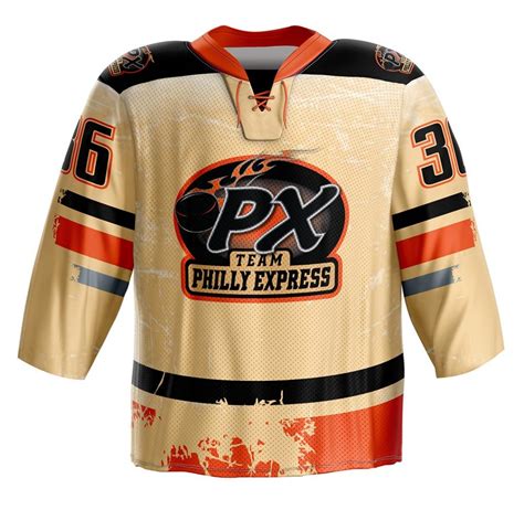 Custom Hockey Jersey 7 (Sublimated) - Philly Express Athletics