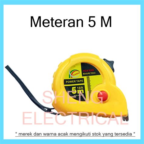 Meteran M Tukang Bangunan Roll Meter M Jaket Measuring Tape Rol