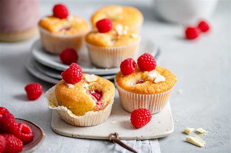 Himbeer Muffins Mit Wei Er Schokolade Einfach So Fluffig