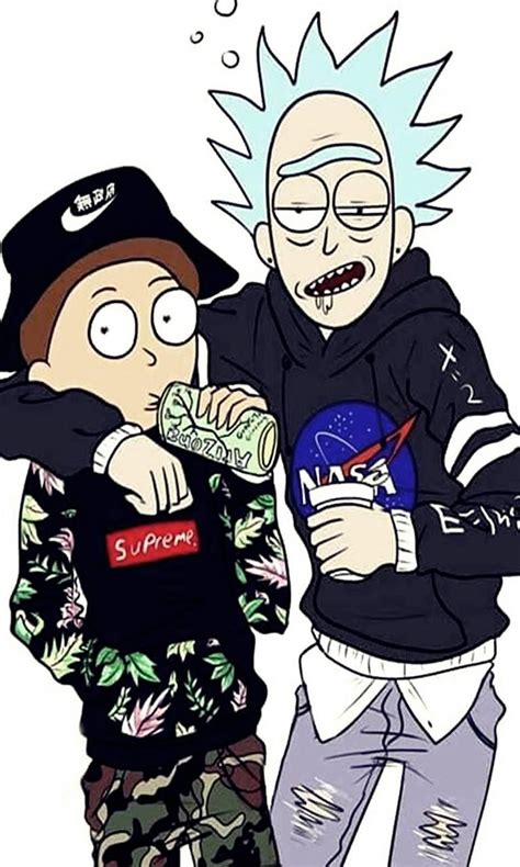 RICK AND MORTY By Sgomez12 Supreme Rick And Morty HD Phone Wallpaper