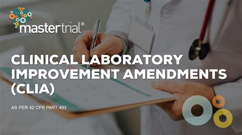 Fda Clinical Laboratory Improvement Amendments Clia Mastertrial