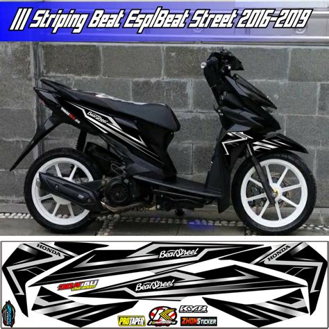 Jual Striping Variasi Honda Beat Esp Beat Street Old 2017 2019 Sticker