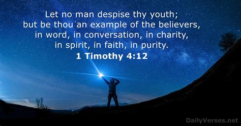 April 27 2022 Bible Verse Of The Day KJV 1 Timothy 4 12