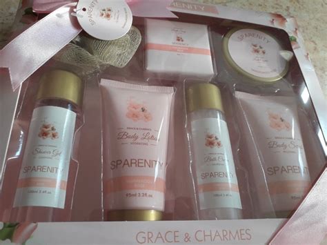 Sparenity Coffret Bien être Sandalwood rose Gel douche Lotion pour le