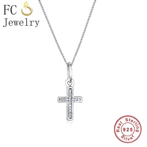 FC bijoux en argent Sterling 925 petits chapelet chrétien croix en