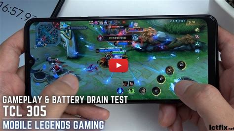 TCL 305 Mobile Legends Gaming Test Helio A22 2GB RAM ICTfix