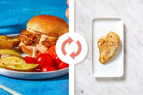 Peri Peri Chicken Breast Burger And Spiced Wedges Recipe HelloFresh