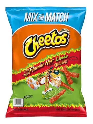 Flamin Hot Limon Crunchy Cheetos Americanos G Mercadolibre