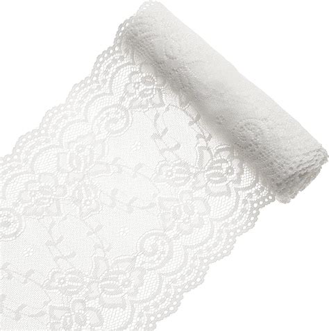 Gorgecraft Yards Rouleaux De Dentelle Blanc Garniture De Dentelle De