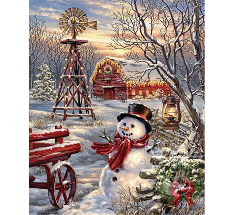 Springbok Winter Windmill Puzzle 500pcs Puzzles Canada