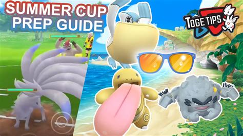 Summer Cup Prep Guide Pokémon Go Youtube