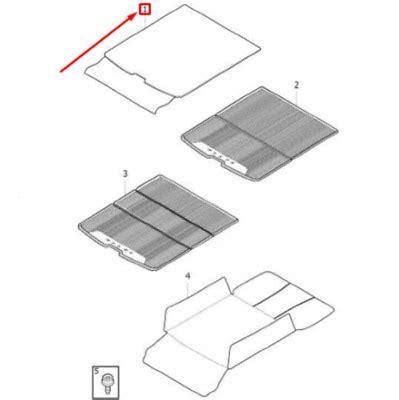 VOLVO XC40 MATA DWUSTRONNA BAGAŻNIKA ORIGINAL OE 32347041 za 890 zł z