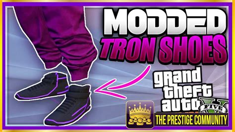 Gta Modded Tron Shoes Glitch Easy Solo How To Get Tron Shoes