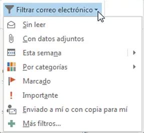 Qué parámetros podemos utilizar para filtrar la búsqueda de un mensaje