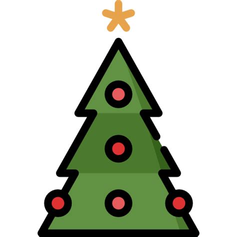 Christmas Tree Special Lineal Color Icon