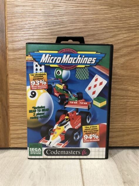 Micro Machines Sega Master System Complete Boxed Uk Pal For Sale Online