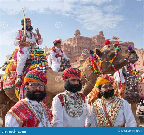 Bikaner Camel Festival In Rajasthan State India Editorial Stock Photo