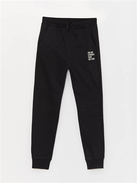 Pantaloni De Trening Jogger Cu Imprimeu Şi Cu Talie Elastică Pentru