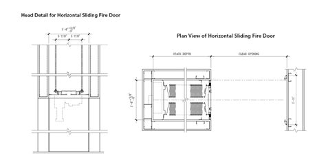 Ce Center Horizontal Sliding Fire Doors Architectural Design Freedom