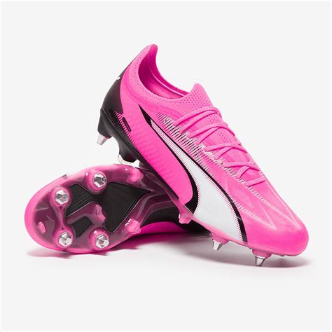 Puma Ultra Ultimate Mixed X Soft Ground Poison Pinkpuma Whitepuma