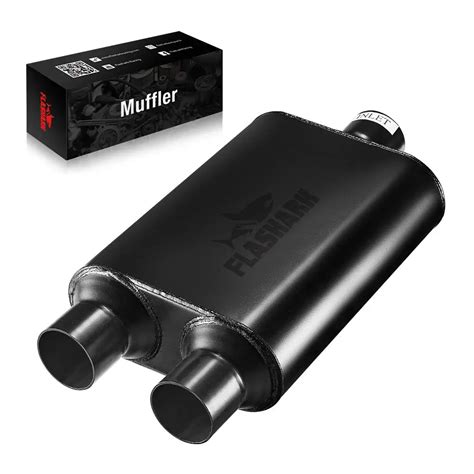 Flowmaster Super 44 Series Center In Dual Out Exhaust Muffler Spelab Flashark