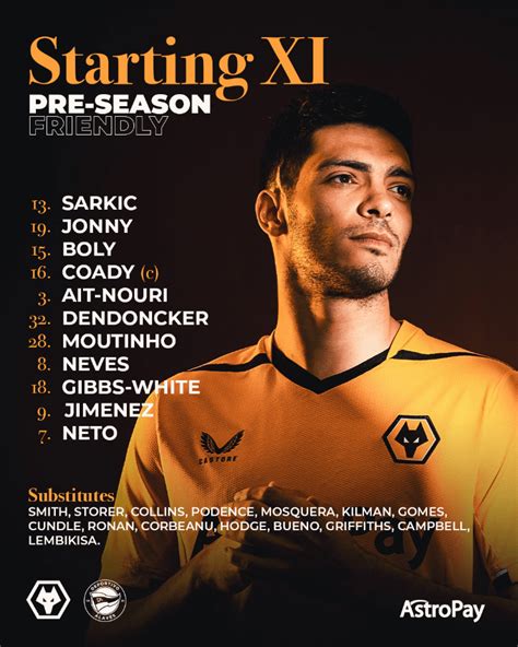 Wolves Line-up vs. Alavés : r/FantasyPL