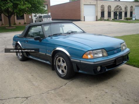 1989 Ford Mustang Gt Convertible 2 Door 5 0l