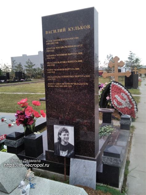 Могилы знаменитостей. Троекуровское кладбище. Кульков Василий Сергеевич ...