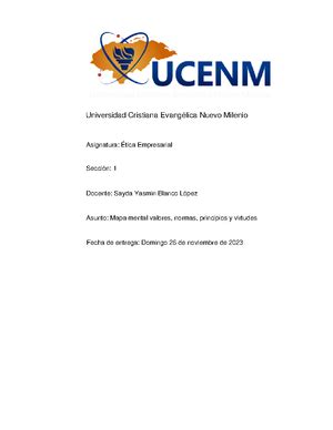 Ensayo Etica Asignatura Tica Empresarial Secci N