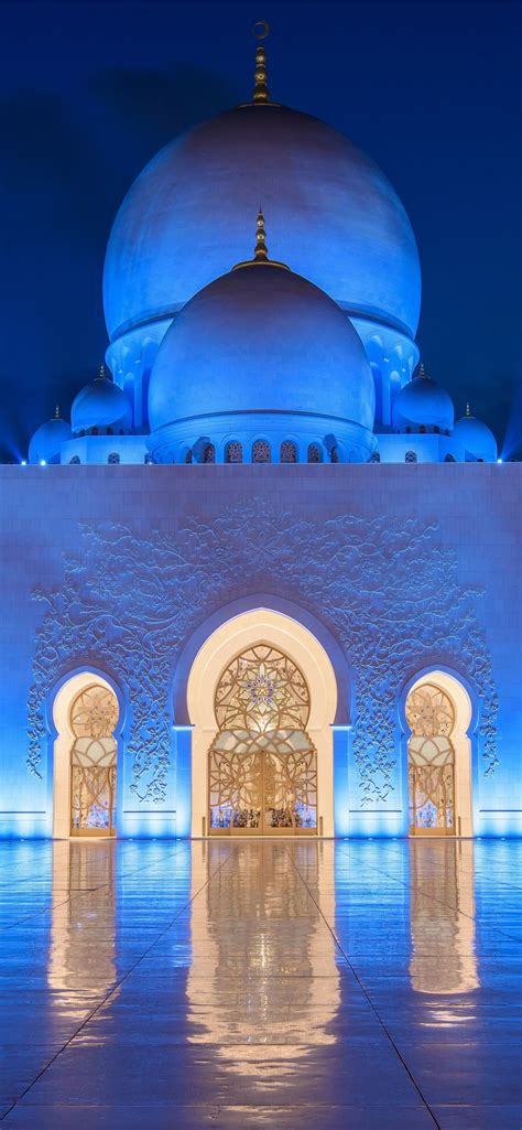 Sheikh Zayed Mosque Abu Dhabi Night 8k Architectur Iphone Wallpapers