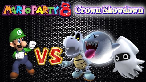 Mario Party 8 Crown Showdown Luigi Vs Spooky Pack Lsf Chaz Youtube