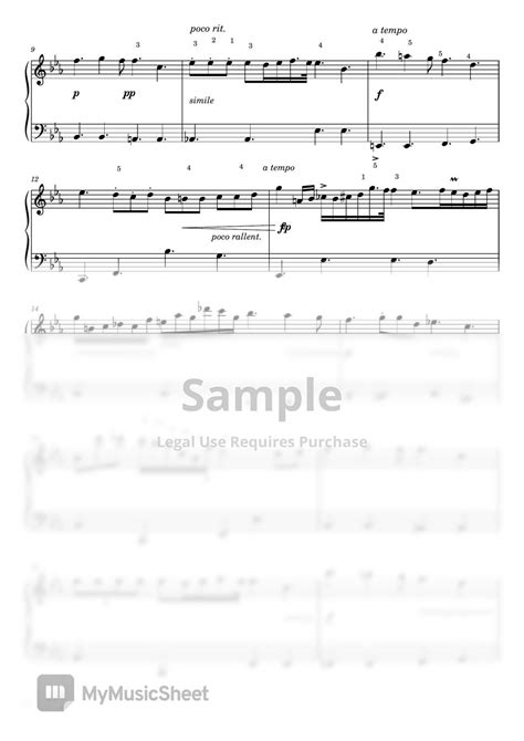 Chopin Nocturne Op 9 No 2 Sheets By Anime Piano Tutorials