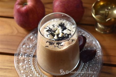 Apple Chocolate Ice Cream Smoothie How To Make Step By Step Photos