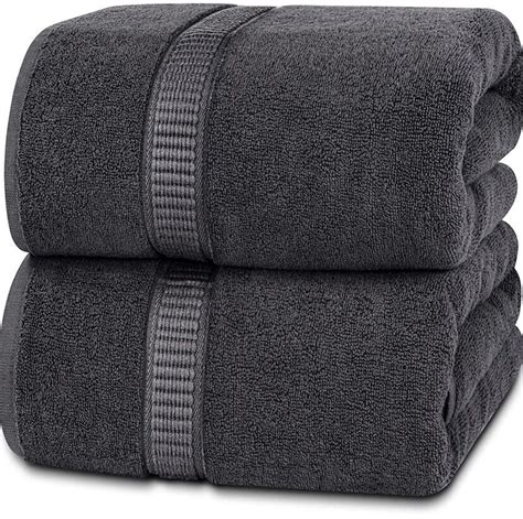 Utopia Towels Luxurious Jumbo Bath Sheet 2 Piece 600 GSM 100 Ring