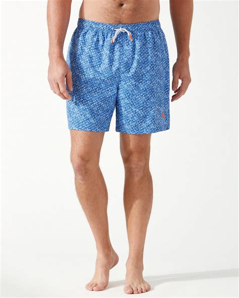 Naples Crescent Wave 6 Inch Swim Trunks R Coffee Ltd