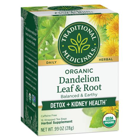 Buy Traditional Medicinals Dandelion Leaf And Root 16 Tea Bags Online At Best Price In The Uae