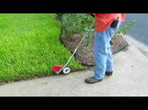 How To Mow Edge Trim A Lawn YouTube