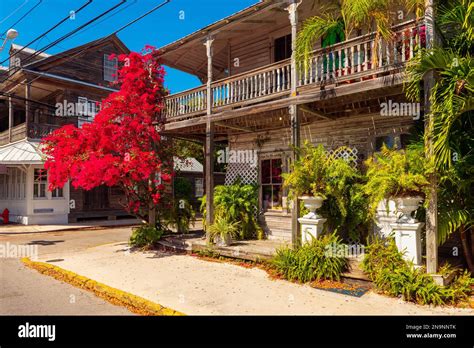 Old House in Downtown Area of Key West, Florida Keys, Florida, USA ...