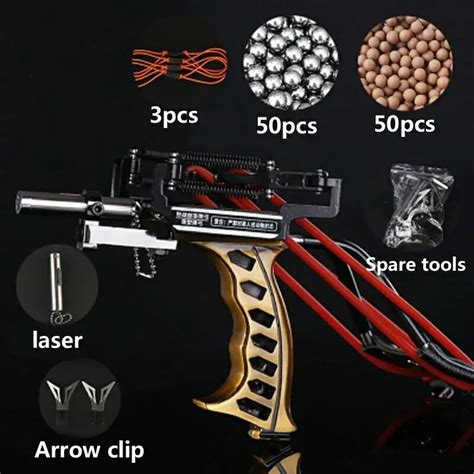 Powerful Stainless Steel Slingshot Laser Arrow Slingshot Used For