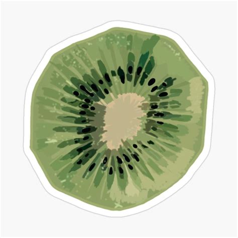 Kiwi Sticker By Camillemena Stickers Fruit Doodle Print Stickers