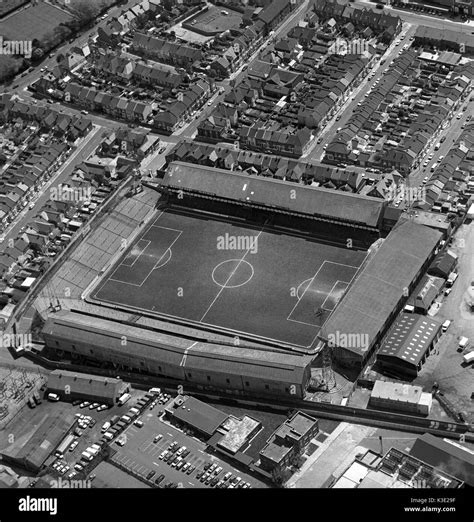 Aerial View Of Fratton Park The Home Of Portsmouth Football Club