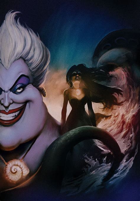 Artstation Disney Villains Cover Art Phil Dragash Carteles De