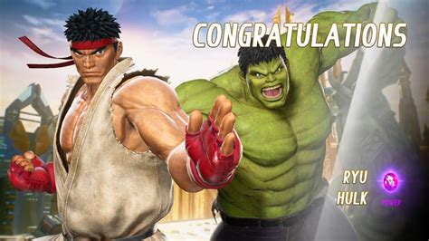 Marvel Vs Capcom Infinite Arcade Mode Very Hard Hulk Ryu