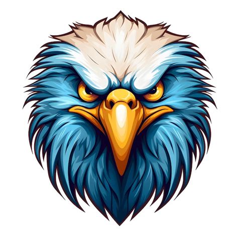 Premium Ai Image Mascot Animated Eagle Logo