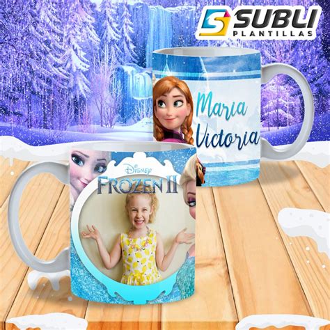 Plantilla Para Tazas De Frozen 02