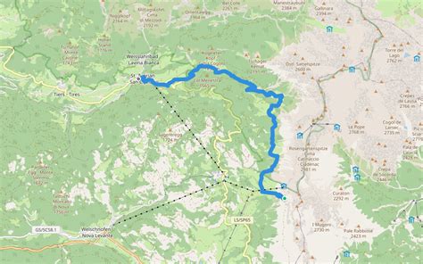 Sentiero Italia Stage C15N Hiking Trail Tires Trentino Alto Adige