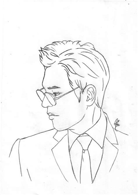 Sketch Korean Actor Drawing Actresses Profiles