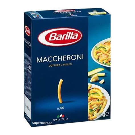 Barilla Pâtes Maccheroni 500g Achat Vente Penne Torti And Autres