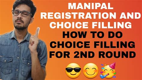 Manipal Registration And Choice Filling Important Details Regarding